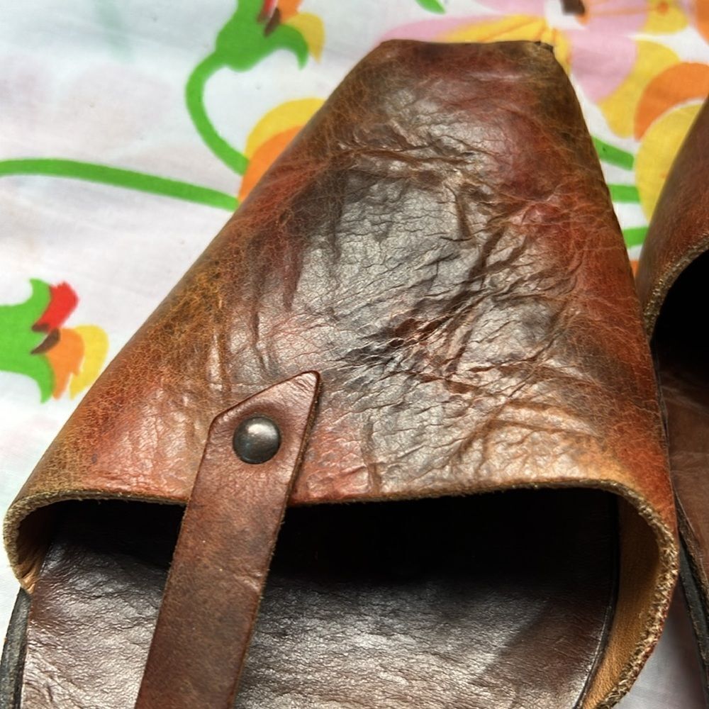 Brown Leather Flats by CYDWOQ vintage - Picture 12 of 12